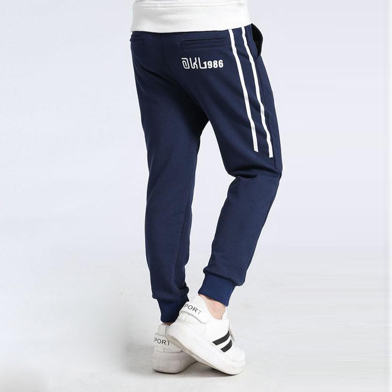 Boys Sport Pants Children Casual Pants Cotton Spring Autumn Boys Long Trousers Kids Letter Clothing Elastic Waist Jogger Pant