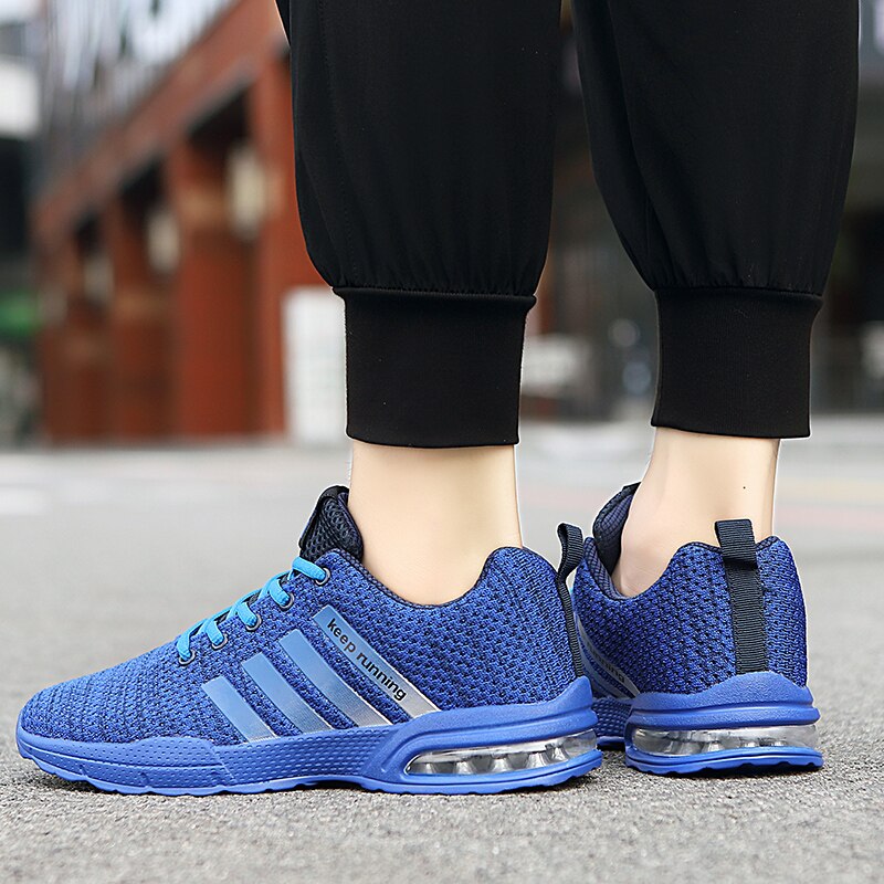 Hot Sale Air Running Shoes Men Lightweight Cushion Marathon Sneakers Keep Running Men Athletic Shoes Big Szie zapatillas hombre
