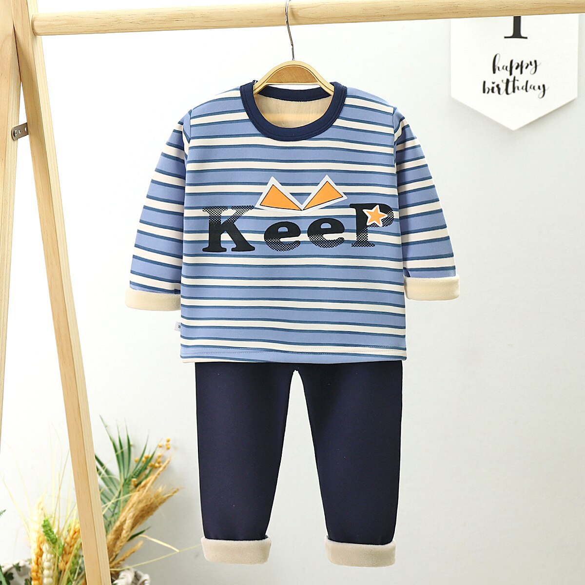 Kids Set Toddler Clothes Suits Boys Pajamas Set Children Wear Cotton Animals Spring Autumn Clothes Pants Girls Small Nightwear