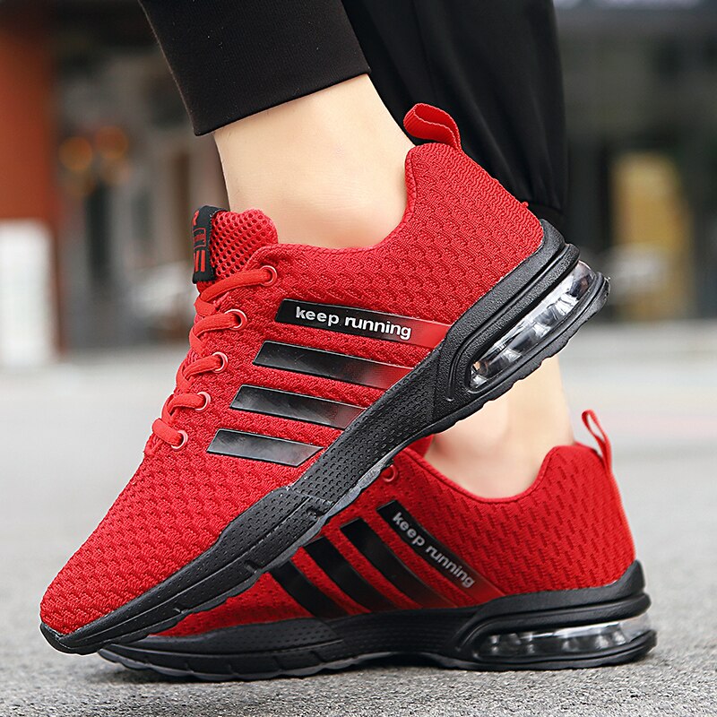 Hot Sale Air Running Shoes Men Lightweight Cushion Marathon Sneakers Keep Running Men Athletic Shoes Big Szie zapatillas hombre