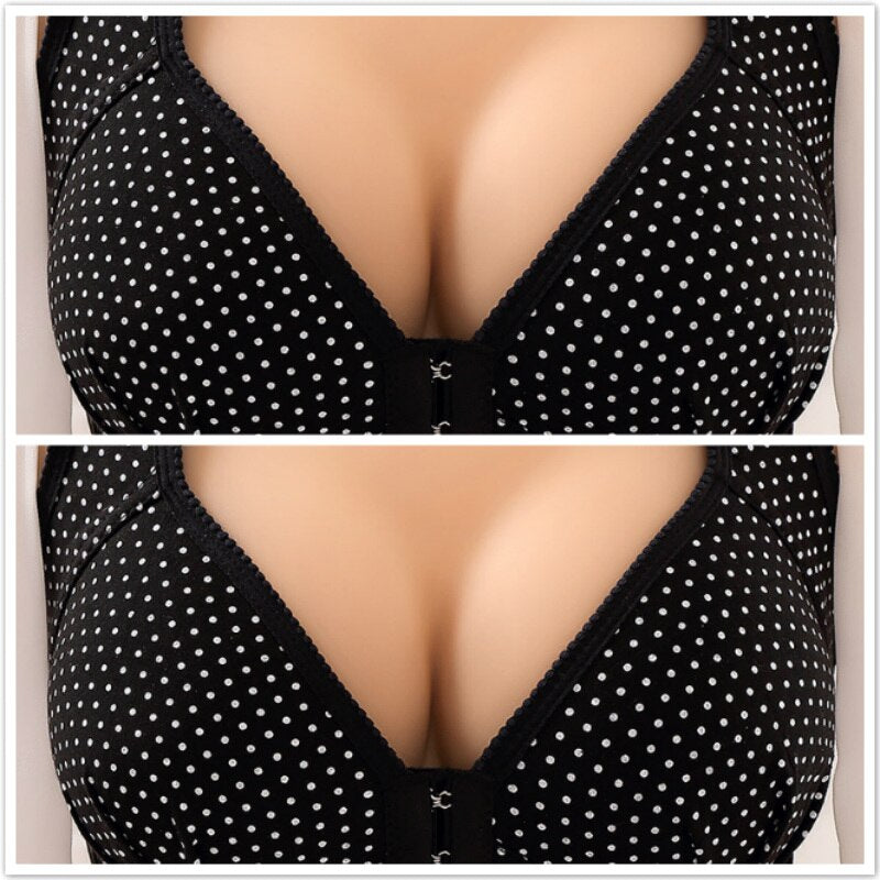 QUCO Brand 2 Pcs/lot Bras for Women Sexy Bra Top Women&#39;s Underwear Deep V Wireless Girls Bralette Soft Seamless Bra Plus Size