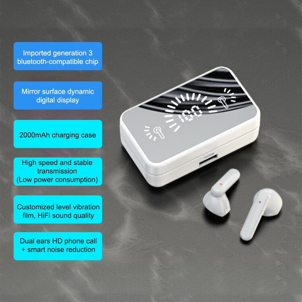 Brand New S20 TWS Bluetooth 5.1 Wireless Headphones 3500mAh Charging Box HIFI Stereo Sound IPX7 Waterproof Sports Earphones