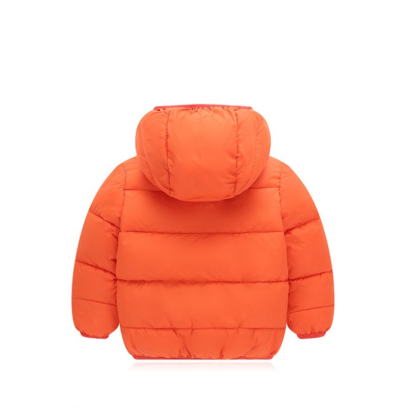 Winter Kids Hooded Jackets Boys Girls Thicken Warm Jacket Outerwear Fashion Baby Boy Zipper Cotton Velvet Jacket For Kids Coats