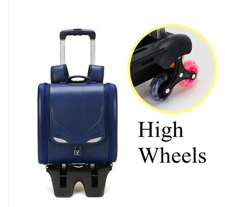 Kids school backpack Bags on wheels Japan School Backpack kid Orthopedic wheeled backpack Children PU Japanese trolley backpacks