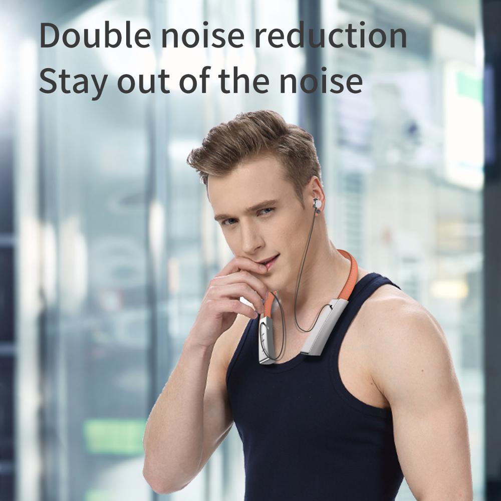 New Wireless Bluetooth Earphone Magnetic Suction HiFi Sound Quality Stereo Headset Waterproof Wireless Sports Earbud with HD Mic