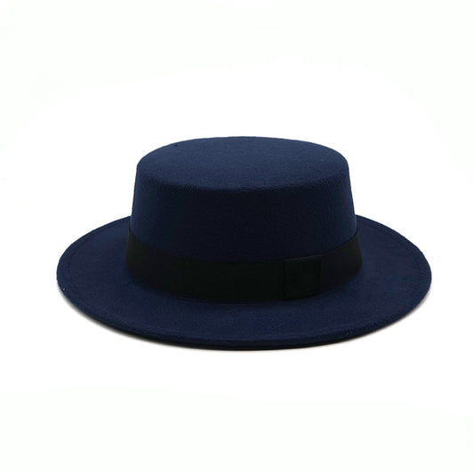 Winter Autumn Imitation Woolen Women Men Ladies Fedoras Top Jazz European American Round Caps Bowler Hats Feminino Gorra