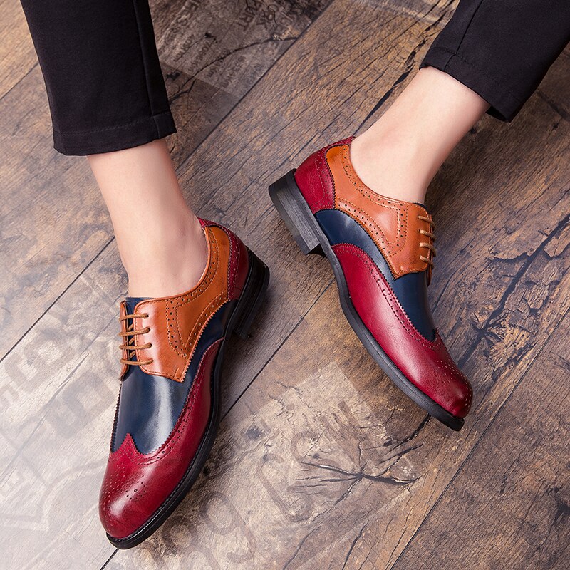 Men Casual shoes breathable Leather Loafers Office Shoes For Men Driving Moccasins Comfortable Fashion Shoes big size Bullock