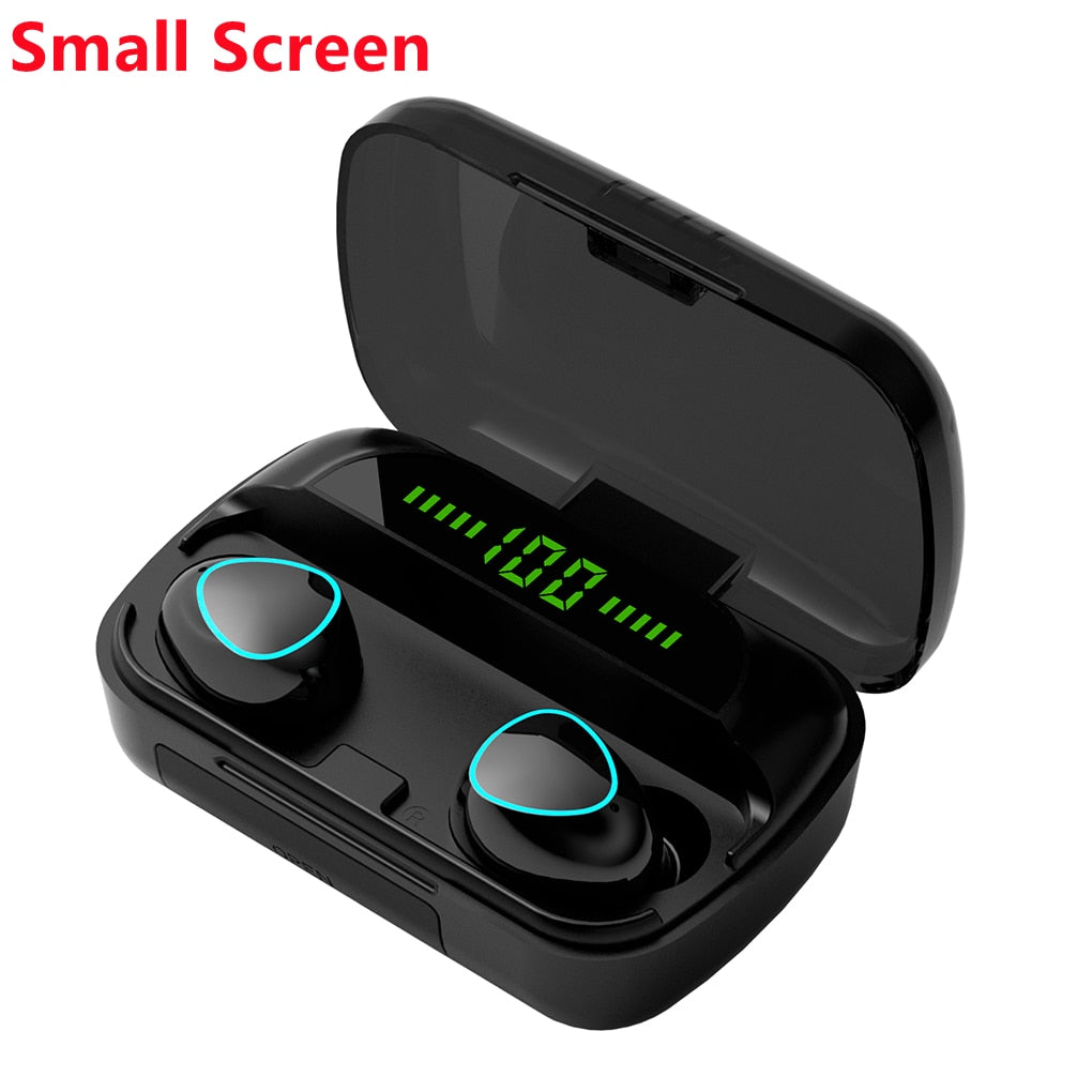 Wireless Earphones Bluetooth-compatible Headphone 9D TWS Stereo Sports Waterproof Earbuds Headsets With Microphone Charging Box