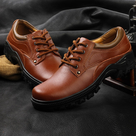 Men dress Shoes outdoor fashion Brand genuine Leather Men Shoes Flats Men Sneakers flats Business Spring Autumn big size 47