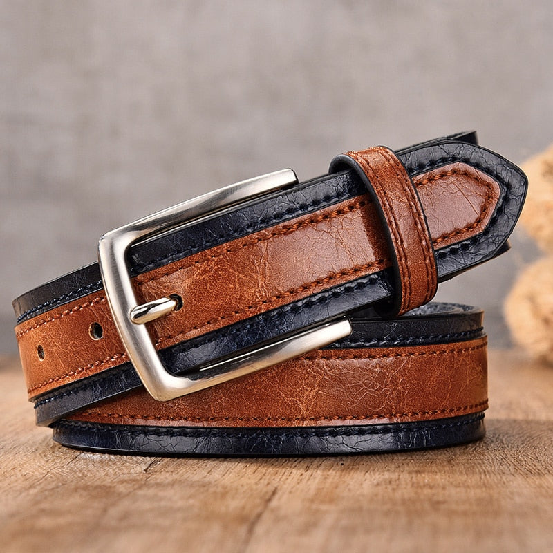Casual Patchwork Men Belts Designers Luxury Man Fashion Belt Trends Trousers With Three Color To Choose Wholesale Free Shipping