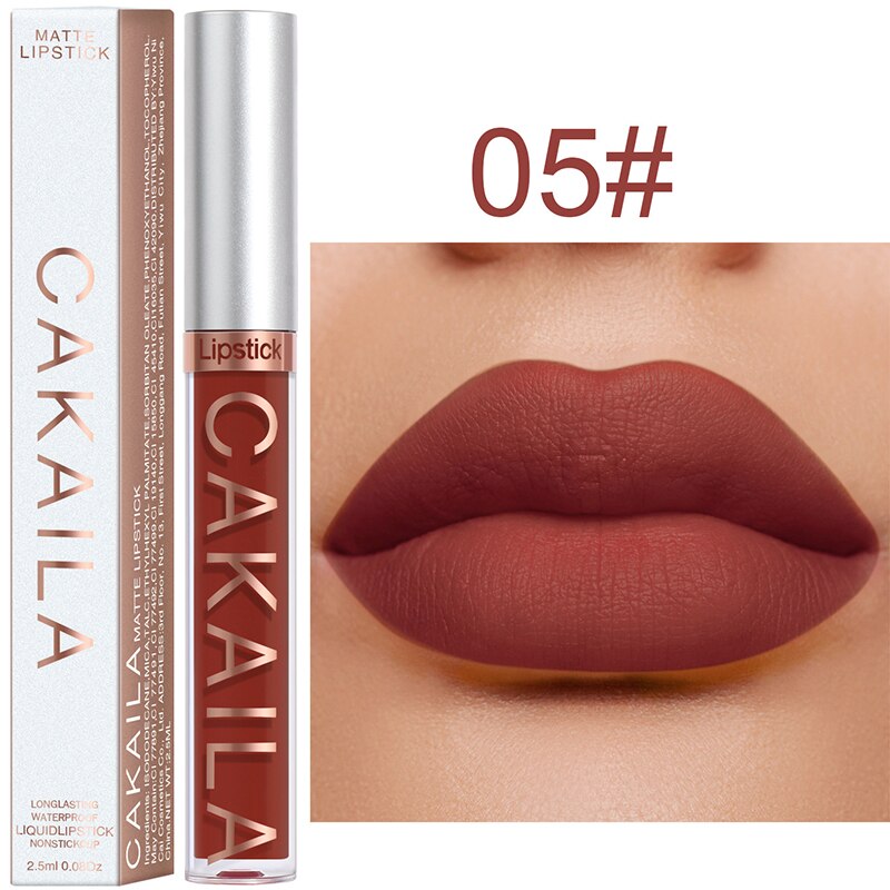 Lip Gloss Long Lasting Matte Velvet Lip Stick Lip Makeup Liquid Lipstick Women Beauty Sexy Red Waterproof Cosmetics Lipgloss
