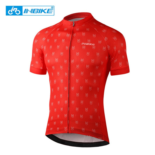 INBIKE 2021 New Arrivals Cycling Jersey Summer Men Short Sleeve Shirt Pro MTB Bike Clothes Ciclismo Quick-Dry Clothes JS002