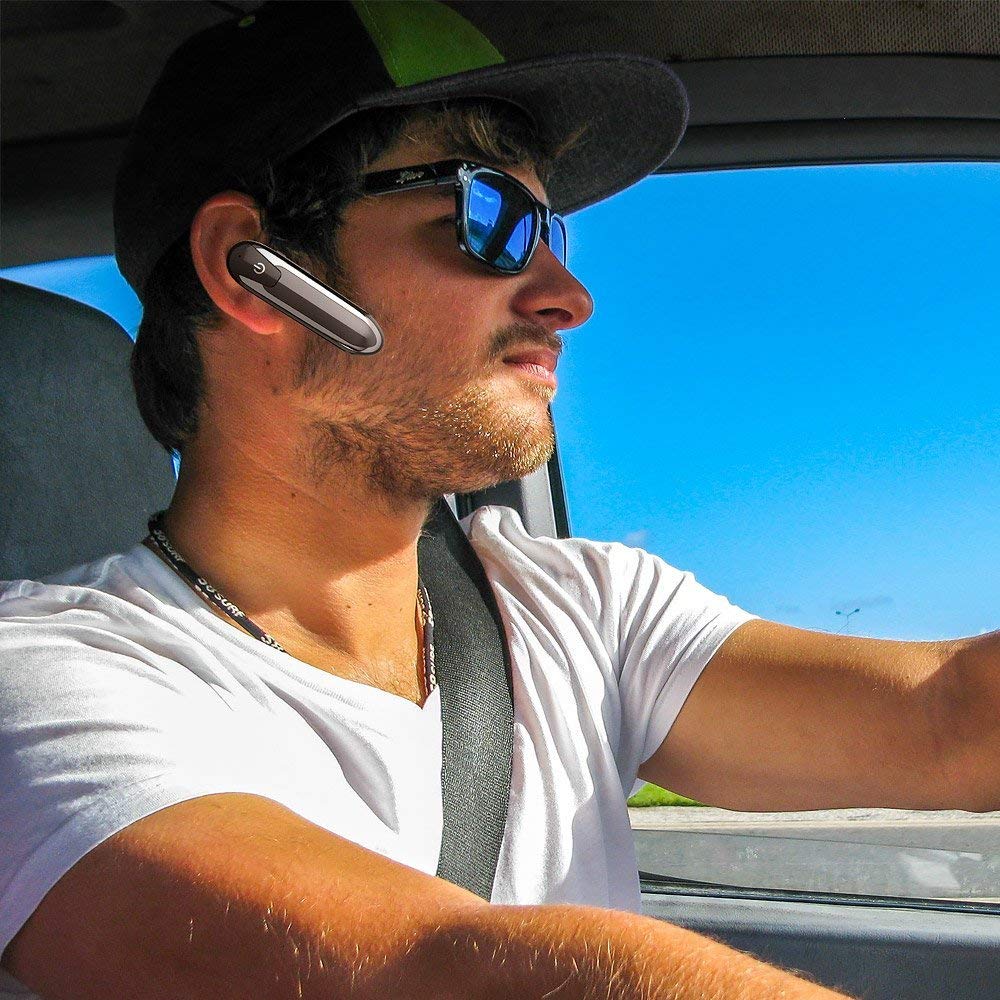 GDLYL D18 Business Bluetooth Earphone Wireless Headphone With Mic 36 Hours Work Time Bluetooth Headset for phone iphone xiaomi