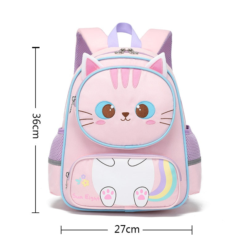 Kindergarten Backpacks 14inch Cartoon Preschool Backpack  Cute School Bags Kid Gift