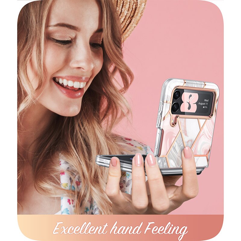 For Samsung Galaxy Z Flip 3 Case 5G (2021) I-BLASON Cosmo Slim Stylish Protective Bumper Case Without Built-in Screen Protector