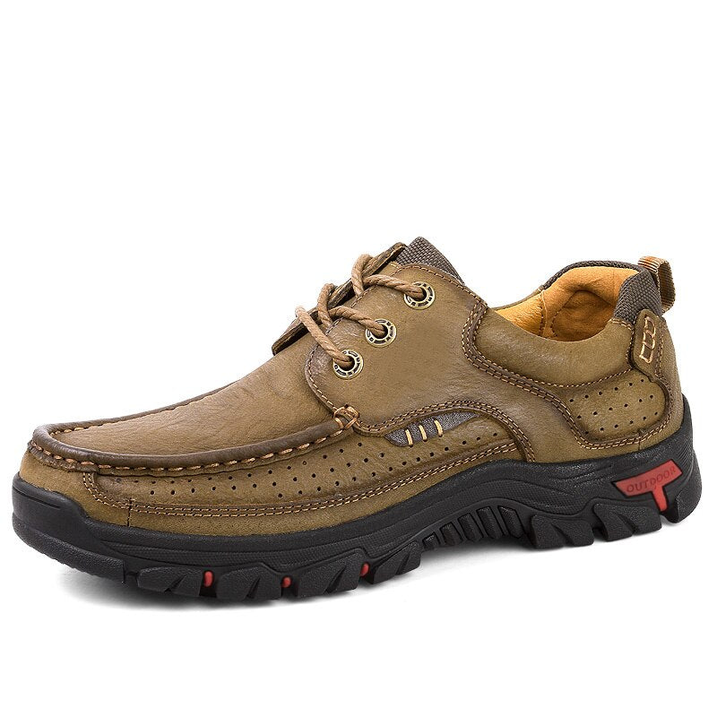 MIXIDELAI Genuine Leather Men Shoes England Trend Male Footwear Set Foot Men&#39;s Casual Outdoors Man Flats Work Shoes Large Size48