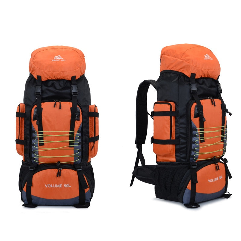 Travel Bag Camping Backpack Hiking 90L 80L, Army Climbing Bags Mountaineering Large Capacity Sport Bag, Outdoor Military Backpacks