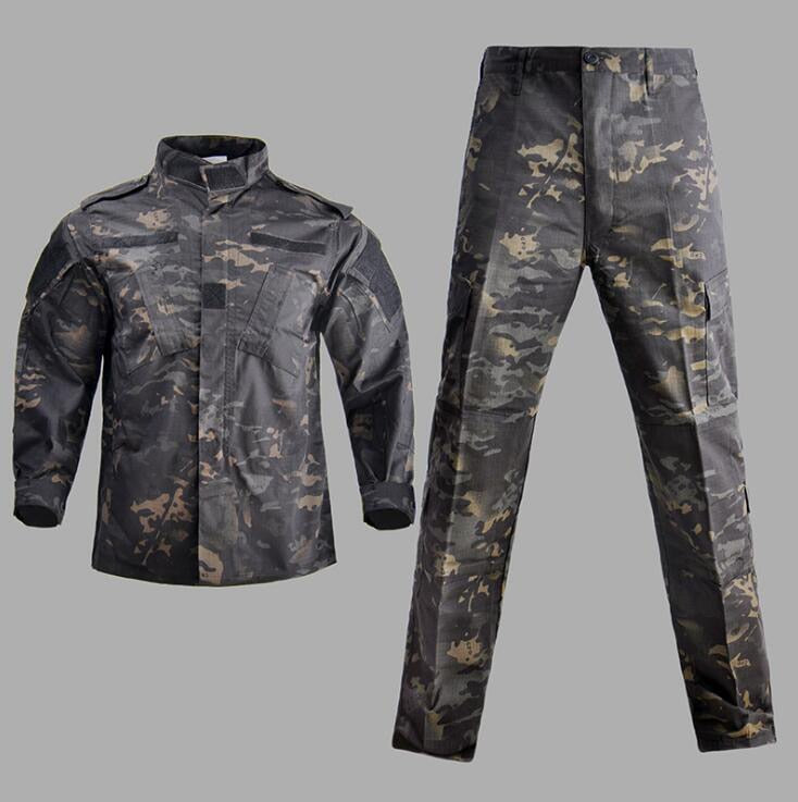 Military Uniform Airsoft Camouflage Tactical Suit Camping Men Army Special Forces Combat Jackets Pants Militar Soldier Clothes