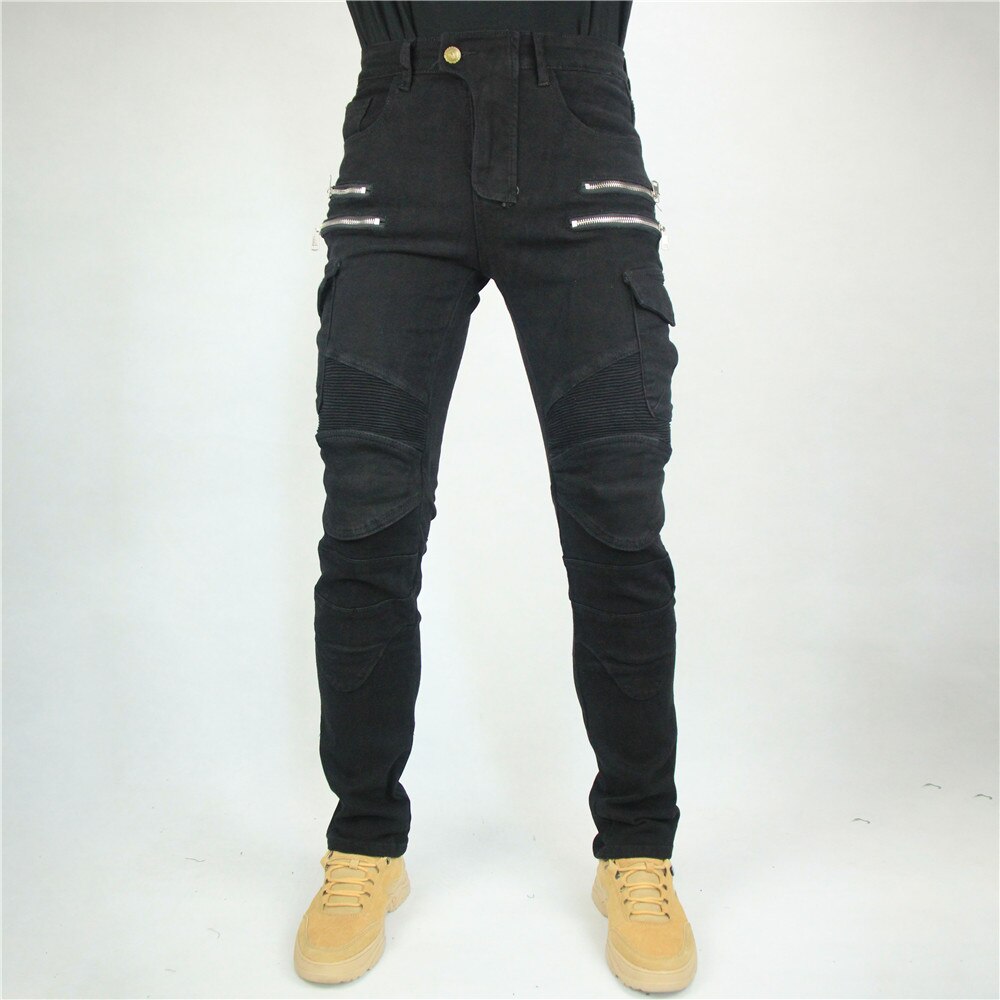 Jeans - New Motorcycle Pants Moto Men Motocross Casual Riding Motorbike Touring Motocycle Street Jeans Trousers Protective Gear
