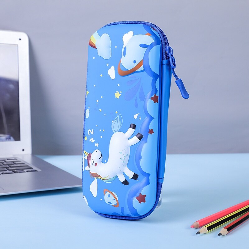 3D stereo animal pencil case plastic Stationery box School Pencil cases for girls pen case boy student pen box cute pen bag gift