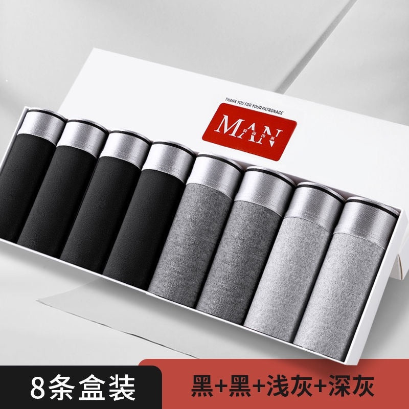 Boxer Male Panties Men&#39;s Underwear Boxers Breathable Sexy Man Boxer Solid Underpants Comfortable Plus Size BoxerShorts Lot L-5XL