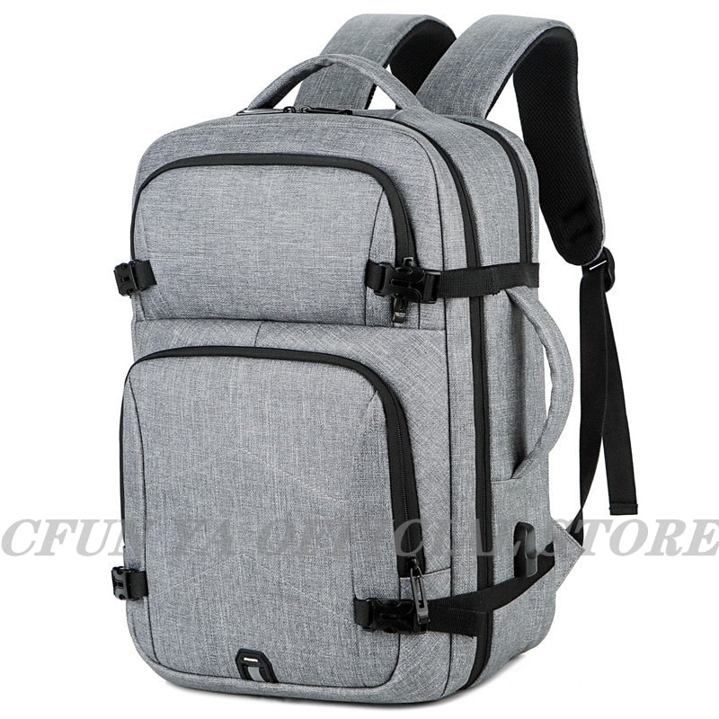 Luxury Large Business Backpack For Men Women 15.6&quot; Laptop Bag USB Schoolbag Rucksack Computer Backbag Mochila Travel Daypack