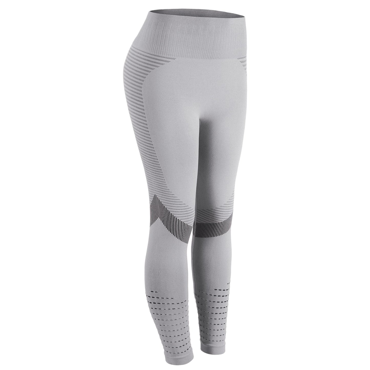 NORMOV  High Elasticity Sports Set Women Gym High Waist Fitness Workout Leggings Seamless Sports Suit Sportswear Activewear Suit