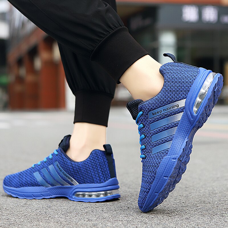 Hot Sale Air Running Shoes Men Lightweight Cushion Marathon Sneakers Keep Running Men Athletic Shoes Big Szie zapatillas hombre