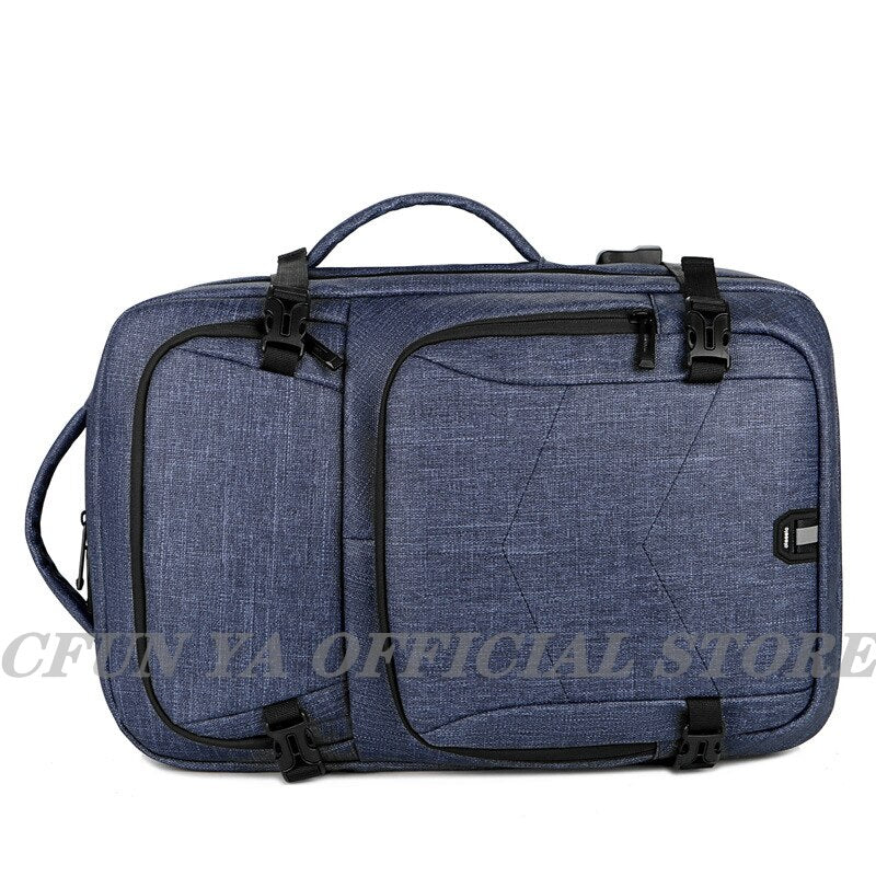 Luxury Large Business Backpack For Men Women 15.6&quot; Laptop Bag USB Schoolbag Rucksack Computer Backbag Mochila Travel Daypack