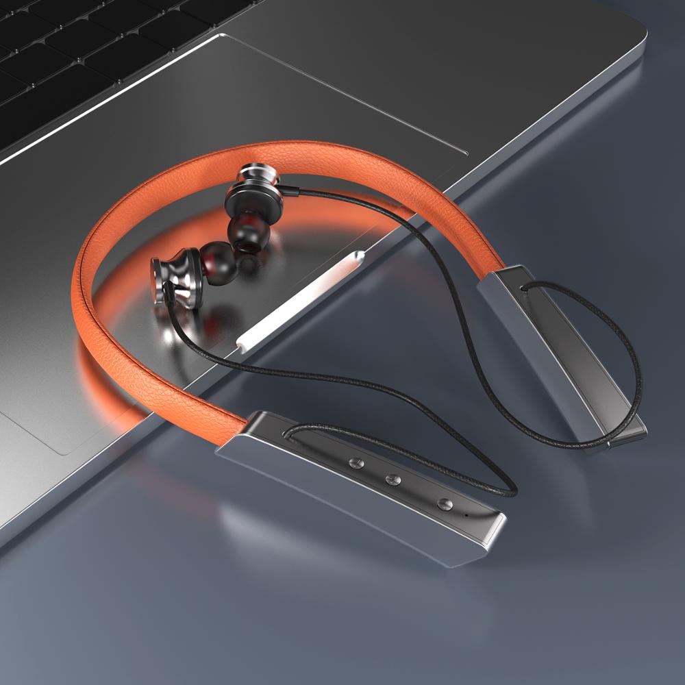 New Wireless Bluetooth Earphone Magnetic Suction HiFi Sound Quality Stereo Headset Waterproof Wireless Sports Earbud with HD Mic