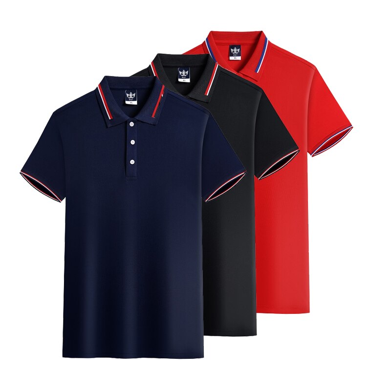 High Quality Solid Color Three-Pack Polo Men Shirt Casual Polo Shirts men&#39;s Short Sleeve Polo Shirt 2021 New Arrival Polos Shirt