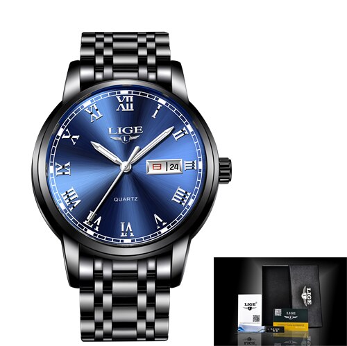 LIGE Japan Quartz Women&#39;s Watch Fashion Female Wristwatch Switzerland Luxury Brand reloj mujer Waterproof Women Bracelet Watch