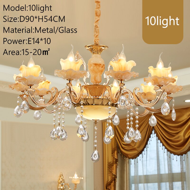 Modern Led Chandelier For Foyer Living room Diningroom Kitchen Lustre  6light-18light Led Ceiling Dolomite Chandelier Lighting