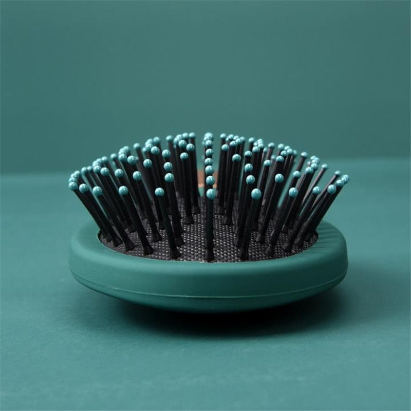 1/4PCS Gold Green Hair Brush Scalp Massage Comb Hairbrush Wet Curly Detangle Hair Brush For Salon Hairdressing Styling Tools 2#1