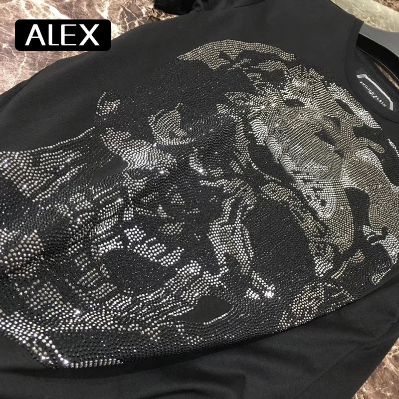 Cotton men t-shirt Soft Modern Fitted crew neck short sleeve home men clothing summer