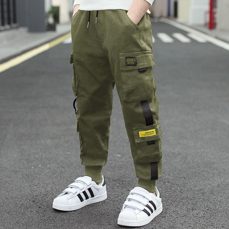 Kids Pants Boys Casual Pants Kids Clothing Cotton Boys Long Trousers Children Boys Clothing Sport Girls Pants Spring 3-16years