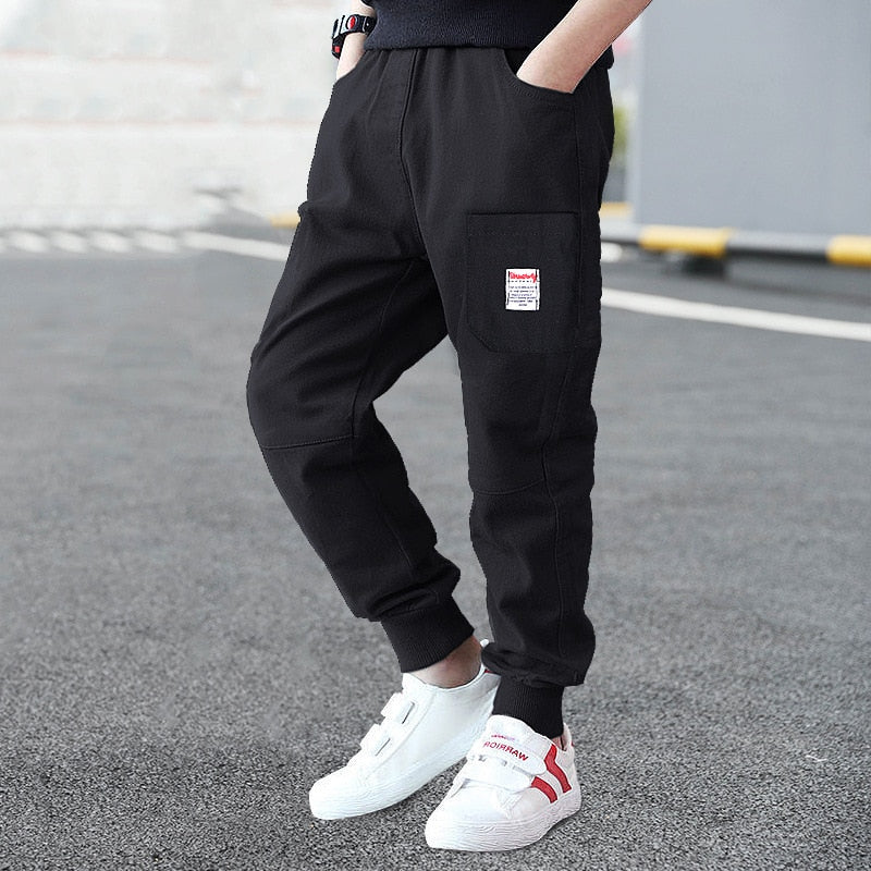 Kids Pants Boys Casual Pants Kids Clothing Cotton Boys Long Trousers Children Boys Clothing Sport Girls Pants Spring 3-16years