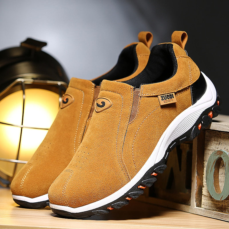 2020 New Loafers Sneakers For Men Shoes Outdoors Breathable Flock Male Footwear Walking Comfortable Slip-On Shoes Men