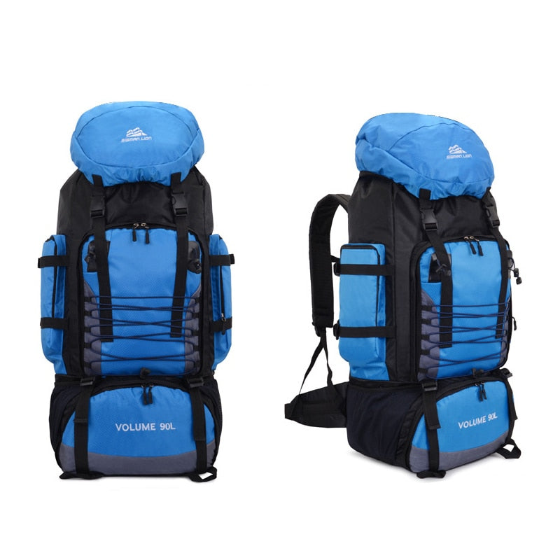 Travel Bag Camping Backpack Hiking 90L 80L, Army Climbing Bags Mountaineering Large Capacity Sport Bag, Outdoor Military Backpacks