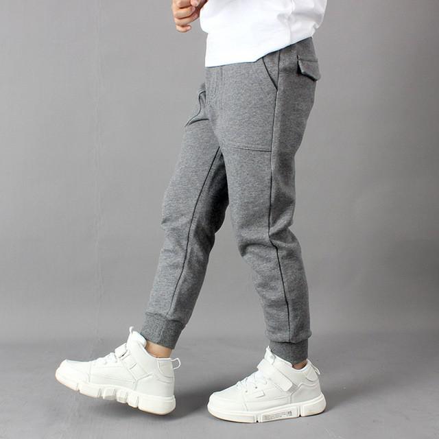Boys Sport Pants Children Casual Pants Cotton Spring Autumn Boys Long Trousers Kids Letter Clothing Elastic Waist Jogger Pant