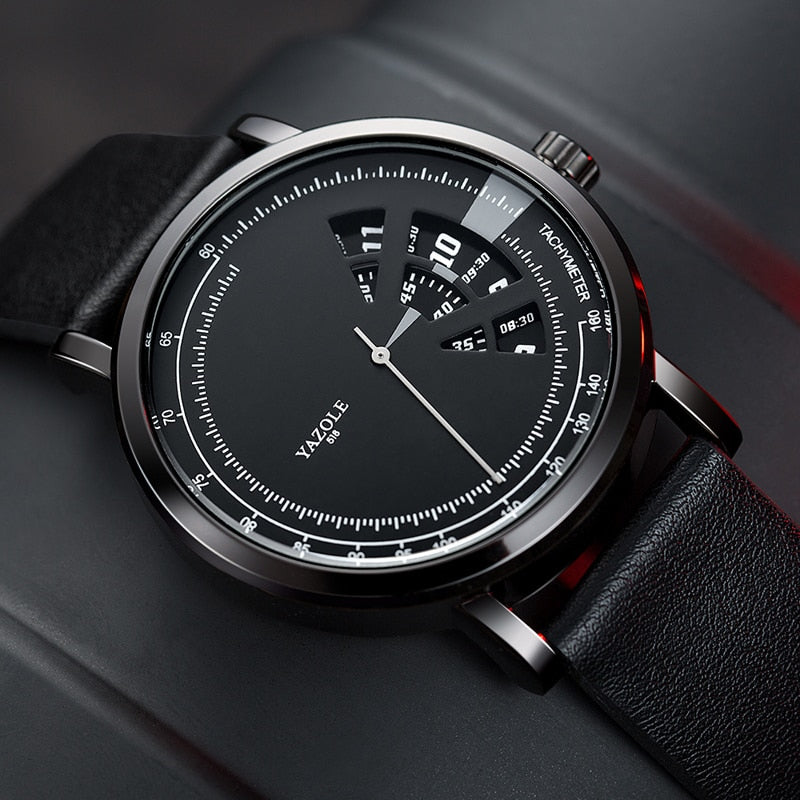 Fashion Watches Men YAZOLE Hot Sales Creative Design Wristwatch Waterproof Sport Watch Men Quartz Clock Men Relogio Masculino