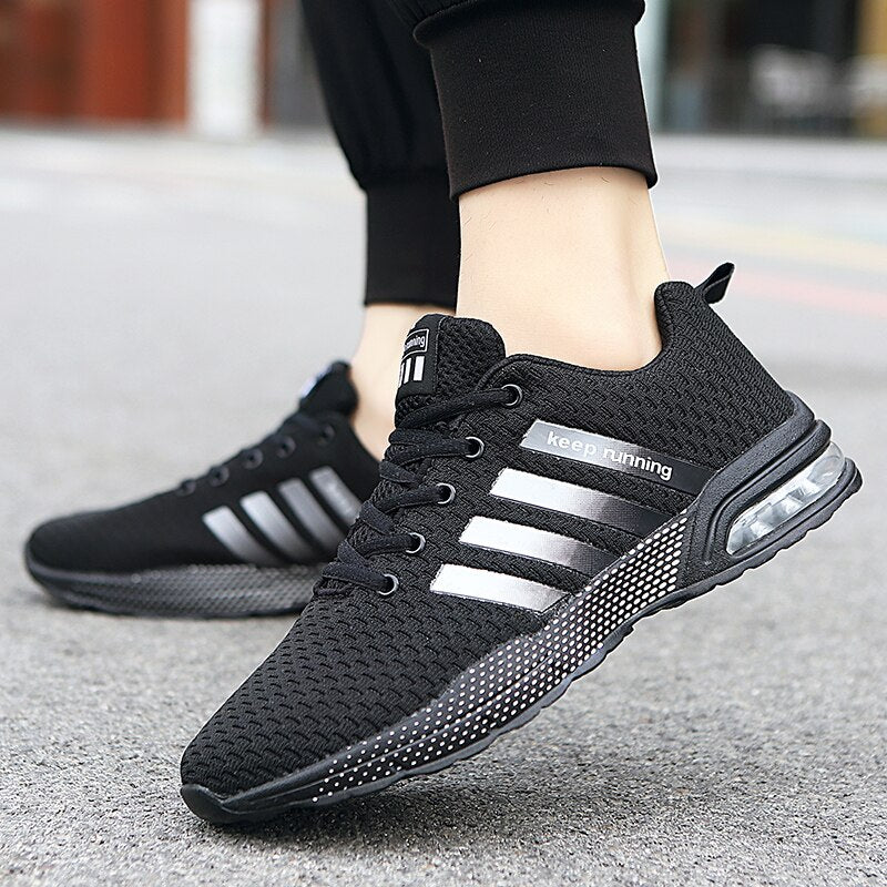 Hot Sale Air Running Shoes Men Lightweight Cushion Marathon Sneakers Keep Running Men Athletic Shoes Big Szie zapatillas hombre