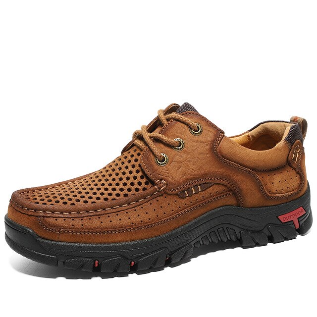 MIXIDELAI Genuine Leather Men Shoes England Trend Male Footwear Set Foot Men&#39;s Casual Outdoors Man Flats Work Shoes Large Size48