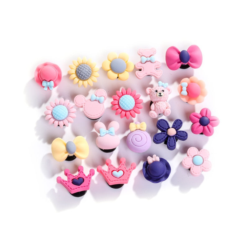 Shoe Charms Decoration - Best 10pcs/set Shoe Charms Decoration Buckle carton chocolate ice cream fruit acrylic M JIBZ DIY combiation for croc friend gift