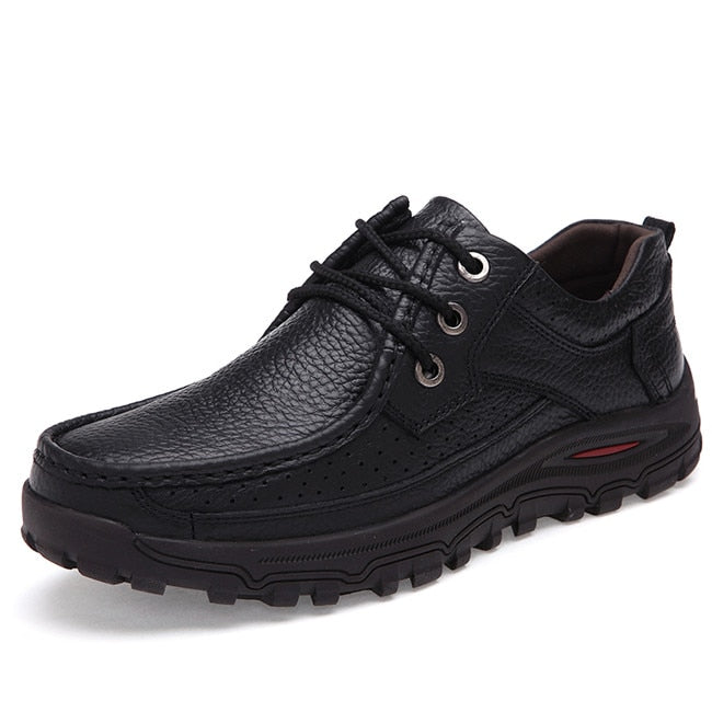 MIXIDELAI Brand Men Shoes Handmade High Quality Genuine Leather Shoes Slip On Comfort Business Man Casual Shoes Big Size 47 48