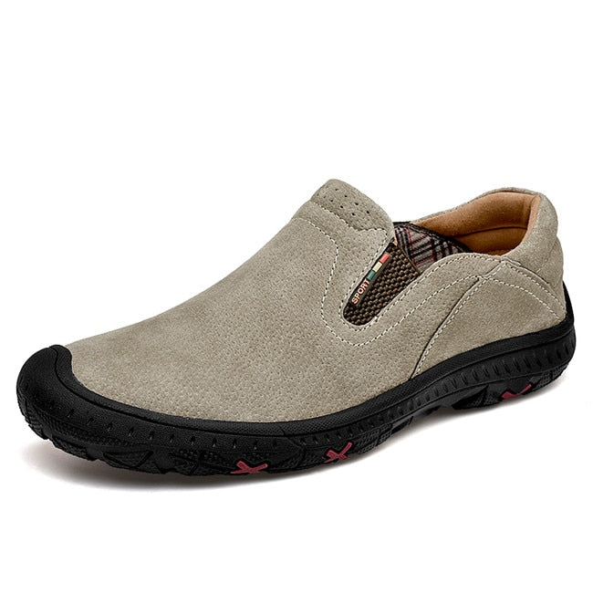 MIXIDELAI Moccasins Male Loafers For Men Shoes Slip On Flats Genuine Leather Driving Walking Soft Footwear Quality Spring Boat