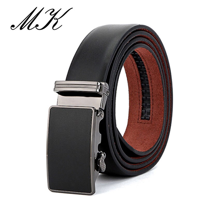 Maikun Men&#39;s Belts for Men Belt Vintage Style Genuine Leather Male Belt High Quality Automatic Buckle