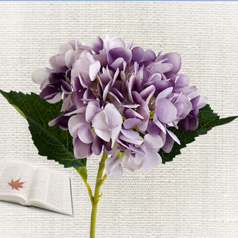 Artificial Flowers Cheap Silk Hydrangea Bride Bouquet Wedding Home New Year Decoration Accessories for Vase Plants Arrangement