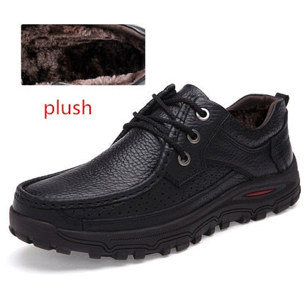 MIXIDELAI Brand Men Shoes Handmade High Quality Genuine Leather Shoes Slip On Comfort Business Man Casual Shoes Big Size 47 48