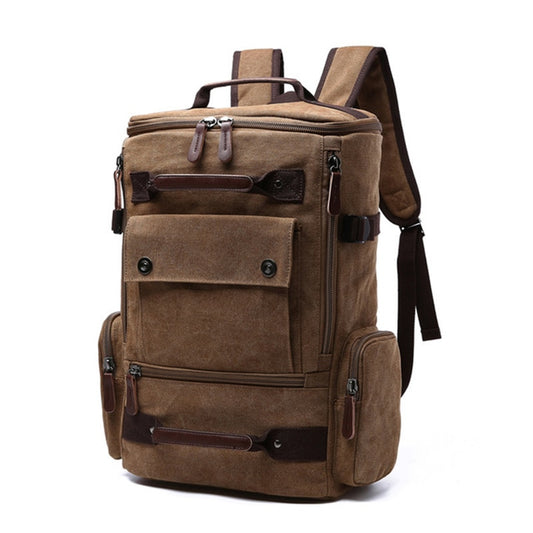 Men&#39;s Backpack Vintage Canvas Backpack School Bag Men&#39;s Travel Bags Large Capacity Backpack  Laptop Backpack Bag High Qualit